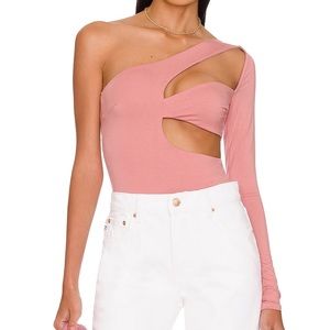 Pink bodysuits with cut outs. NWT